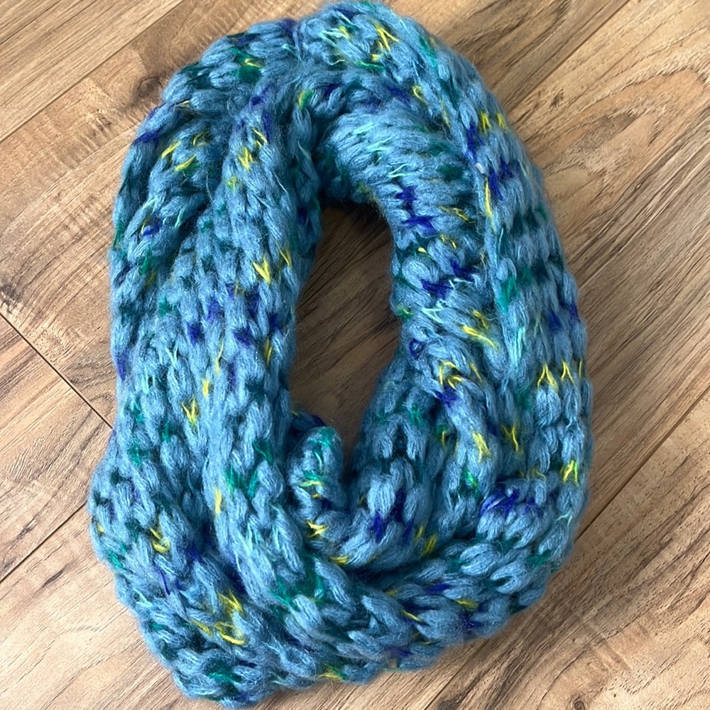 Soft knit infinity scarf